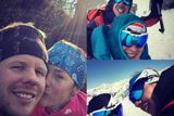To Veronika Vítková a trenér biatlonistů Marek Lejsek měli sněhu málo, a tak se vydali do hor.
