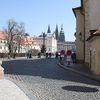 Hradčanské náměsí dva dny před Obamovou návštěvou