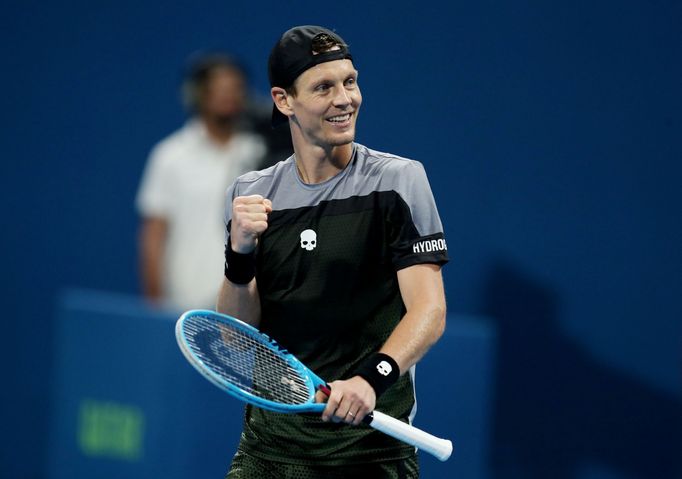 Tomáš Berdych na turnaji v Dauhá 2019