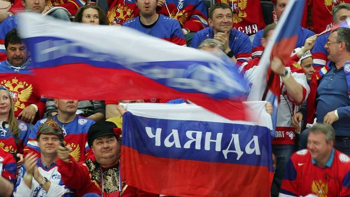 Ruští fanoušci se tentokrát musí spokojit se stříbrem