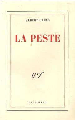 Obálka prvního vydání Camusova Moru