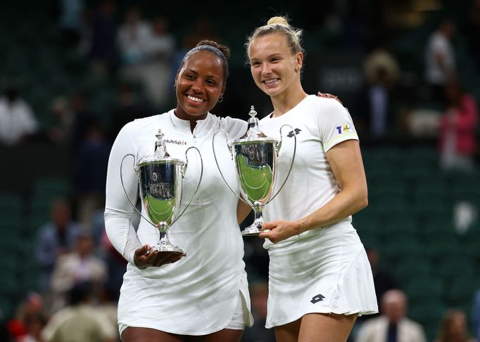 Taylor Townsendová a Kateřina Siniaková, Wimbledon 2024