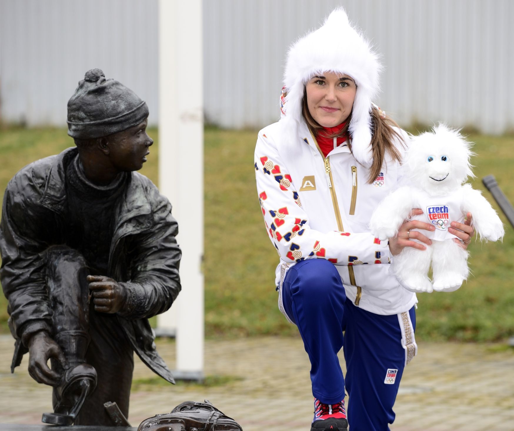 Šárka Strachová v olympijské kolekci pro Hry v Soči 2014
