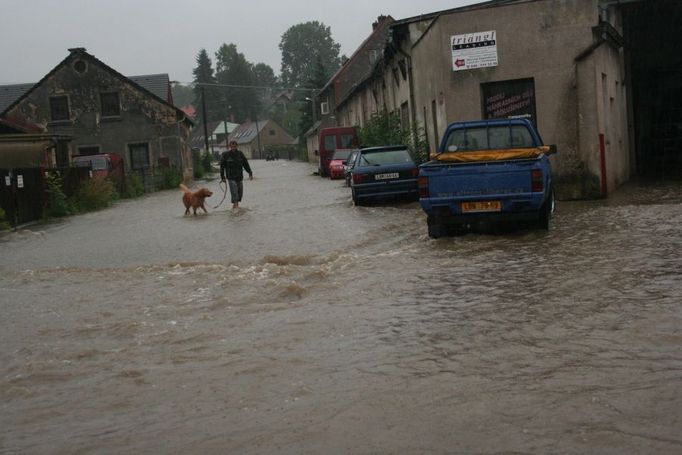 Povodně - Chrastava, 7. 8. 2010