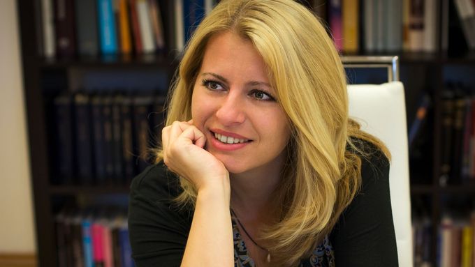 Kandidátka na slovenskou prezidentku Zuzana Čaputová.
