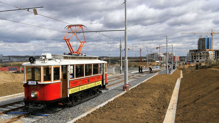 V Praze se otevírá nová tramvajová trať. Na okraji města spojí Barrandov s Holyní; Zdroj foto: Strabag Rail