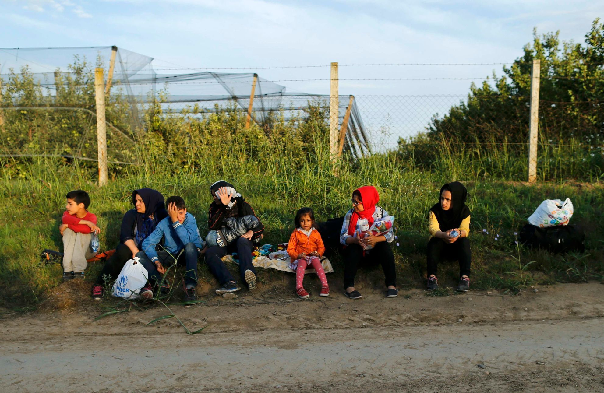 Uprchlíci - srbsko-chorvatská hranice