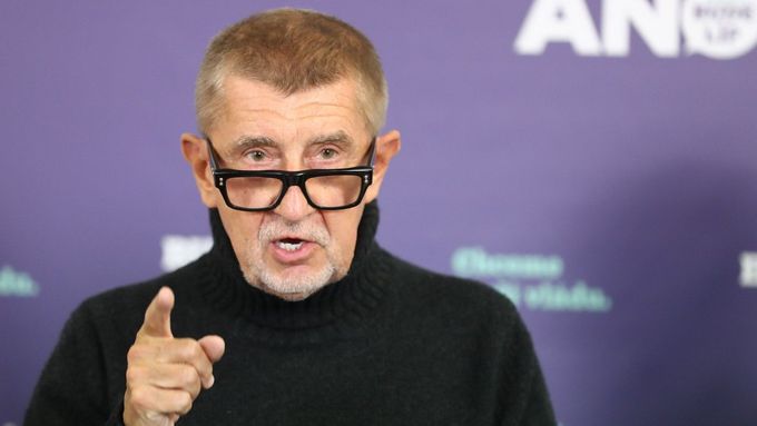 Expremiér a předseda hnutí ANO Andrej Babiš