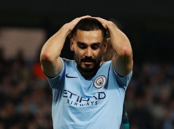 Soccer Football - Champions League Quarter Final Second Leg - Manchester City v Tottenham Hotspur - Etihad Stadium, Manchester, Britain - April 17, 2019  Manchester City'