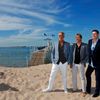 Spandau Ballet band members Martin Kemp, Steve Norman and Tony Hadley pose on the beach during a photocall for the documentary &quot;Soul Boys Of The Western World&quot; at the 67th Cannes Film Festiv