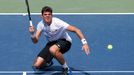 Milos Raonic na tenisovém US Open