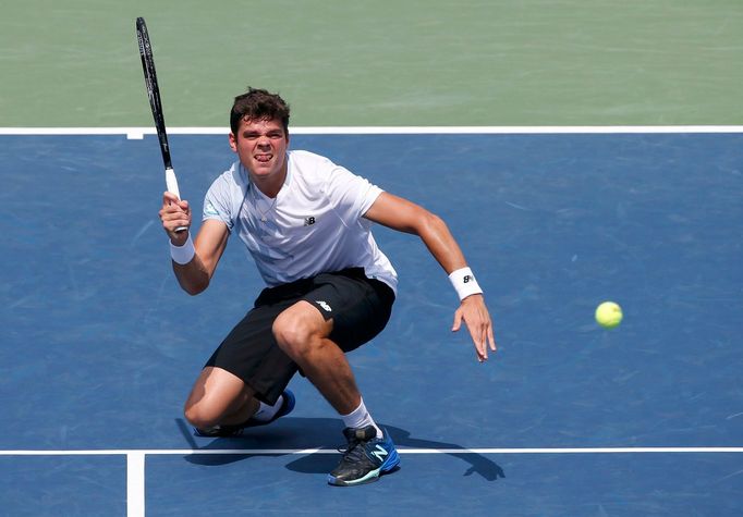 Milos Raonic na tenisovém US Open