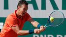 Tomáš Berdych přizápa se 2. kola French Open s Radkem Štěpánkem.