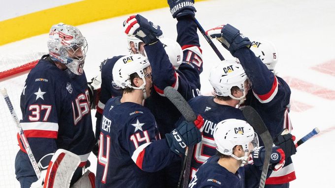 Sestřih utkání mezi USA a Kanadou na Turnaji čtyř zemí