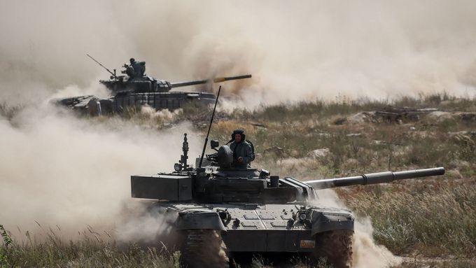 Tanky ukrajinské armády.