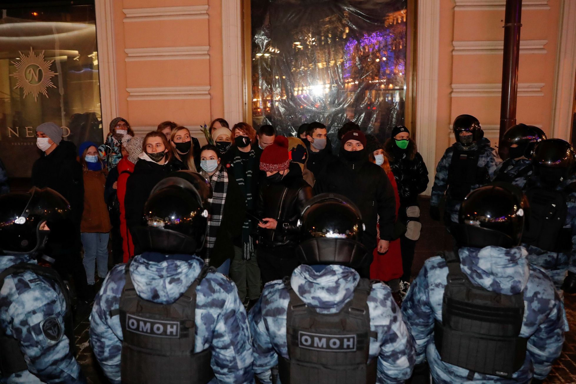 Navalnyj, soud, protesty 4
