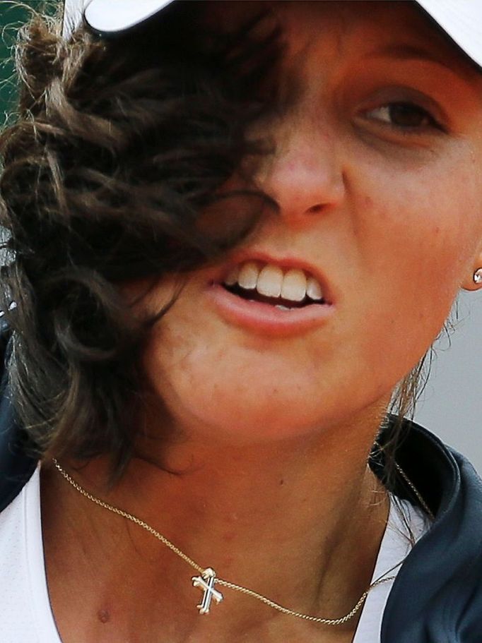 Britka Laura Robsonová na tenisovém French Open 2013.