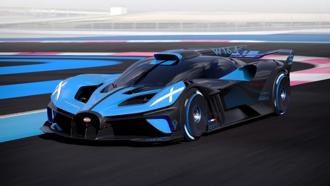 Bugatti Bolide je okruhový hypersport s dechberoucími parametry.