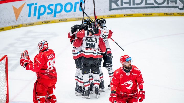 Bitva českých klubů v Lize mistrů. Sparta v úvodním osmifinále vyřídila Třinec; Zdroj foto: Lukáš Filipec / HC Oceláři Třinec