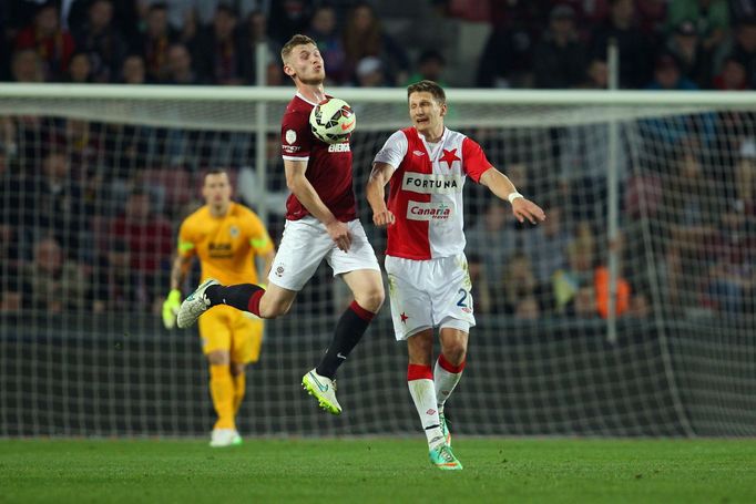 SL, Sparta-Slavia: Jakub Brabec - Milan Škoda