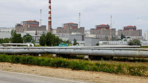 Záporožská jaderná elektrárna je od začátku března 2022 okupovaná Rusy.