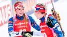 SP Ruhpolding, stíhačka Ž: Markéta Davidová a Lucie Charvátová