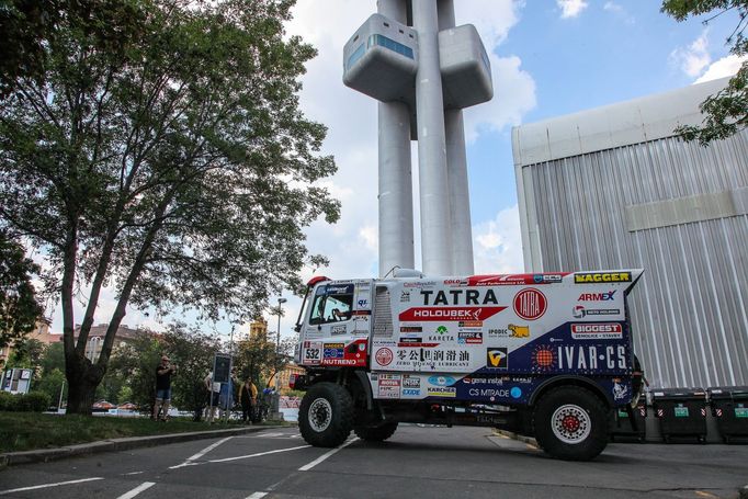 Prezentace Rallye Dakar 2019 v Praze: Tatra týmu Buggyra