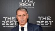 Dorazila řada slavných hostů. Kanonýr Marco van Basten, bývalý útočný zabiják milánského AC.