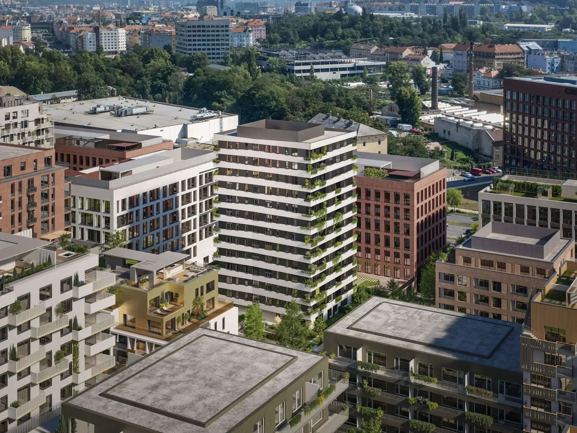 nový rohan, stavba, karlín