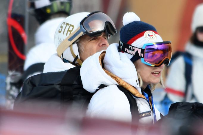 Ester Ledecká v olympijské kvalifikaci