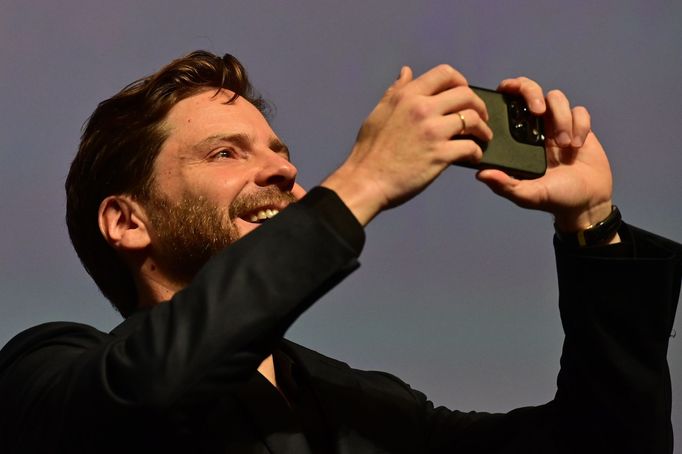 Daniel Brühl na karlovarském festivalu.