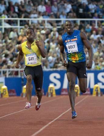 Usain Bolt Tyson Gay