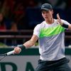 Tomáš Berdych v souboji s Kevinem Andersonem na masters v Paříži