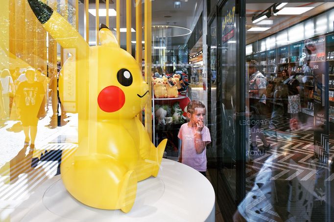 Otevření Pokemon shop in shopu v knihkupectví Luxor na Válavském náměstí v Praze