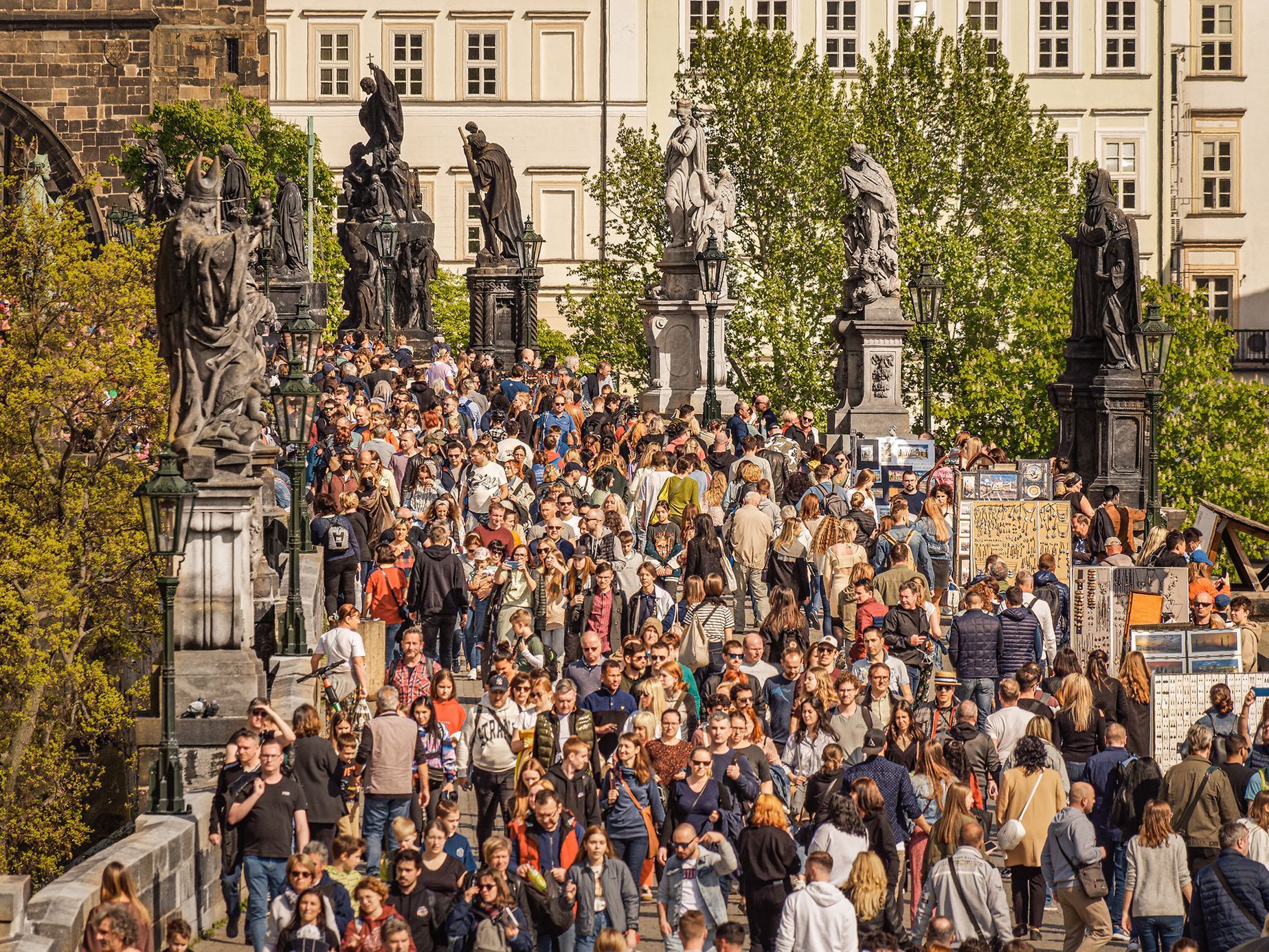Návrat turistů, Praha, doba po pandemii, turismus, turisté