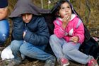 Děti uprchlíků na Balkáně