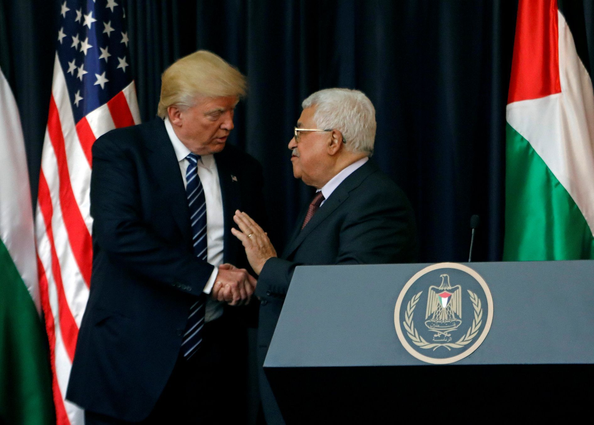 Donald Trump v Izraeli, květen 2017