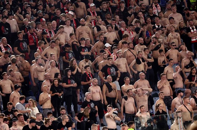 AS Řím - Slavia, Evropská liga, fanoušci