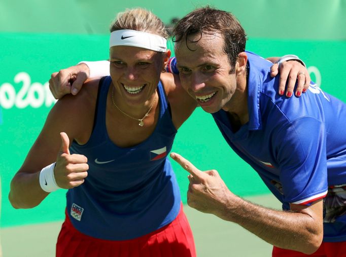 OH 2016, tenis-mix: Radek Štěpánek a Lucie Hradecká