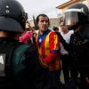 Španělsko Katalánsko referendum Sant Julia de Ramis