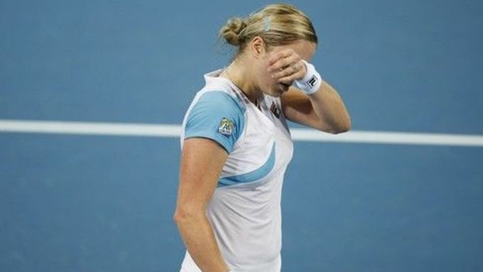 Zklamaná Kim Clijstersová