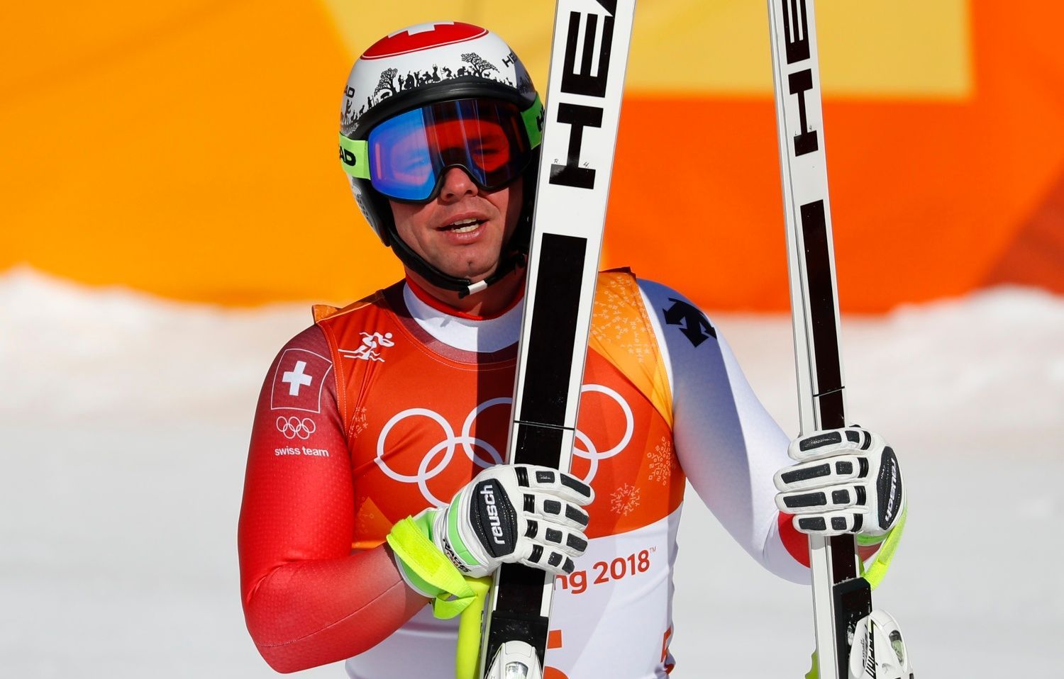 Beat Feuz ve sjezdu na ZOH 2018