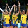 Brazilské volejbalistky na olympiádě v Riu 2016