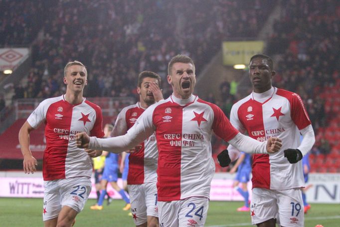 SL, Slavia-Brno: Muris Mešanovič slaví gól