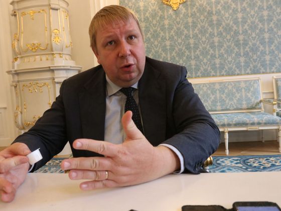 Aleš Juchelka při rozhovoru s Aktuálně.cz. "Nevnímám Andreje Babiše jako nějakého strašáka," řekl mimo jiné.