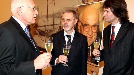 Klaus vzpomínal na Miltona Friedmana