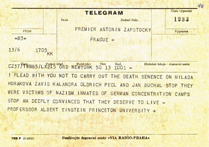 Před 70 lety, 31. května 1950, začal v Praze vykonstruovaný proces s Miladou Horákovou .