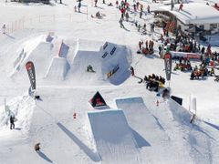 Snowpark v Kitzbühelu