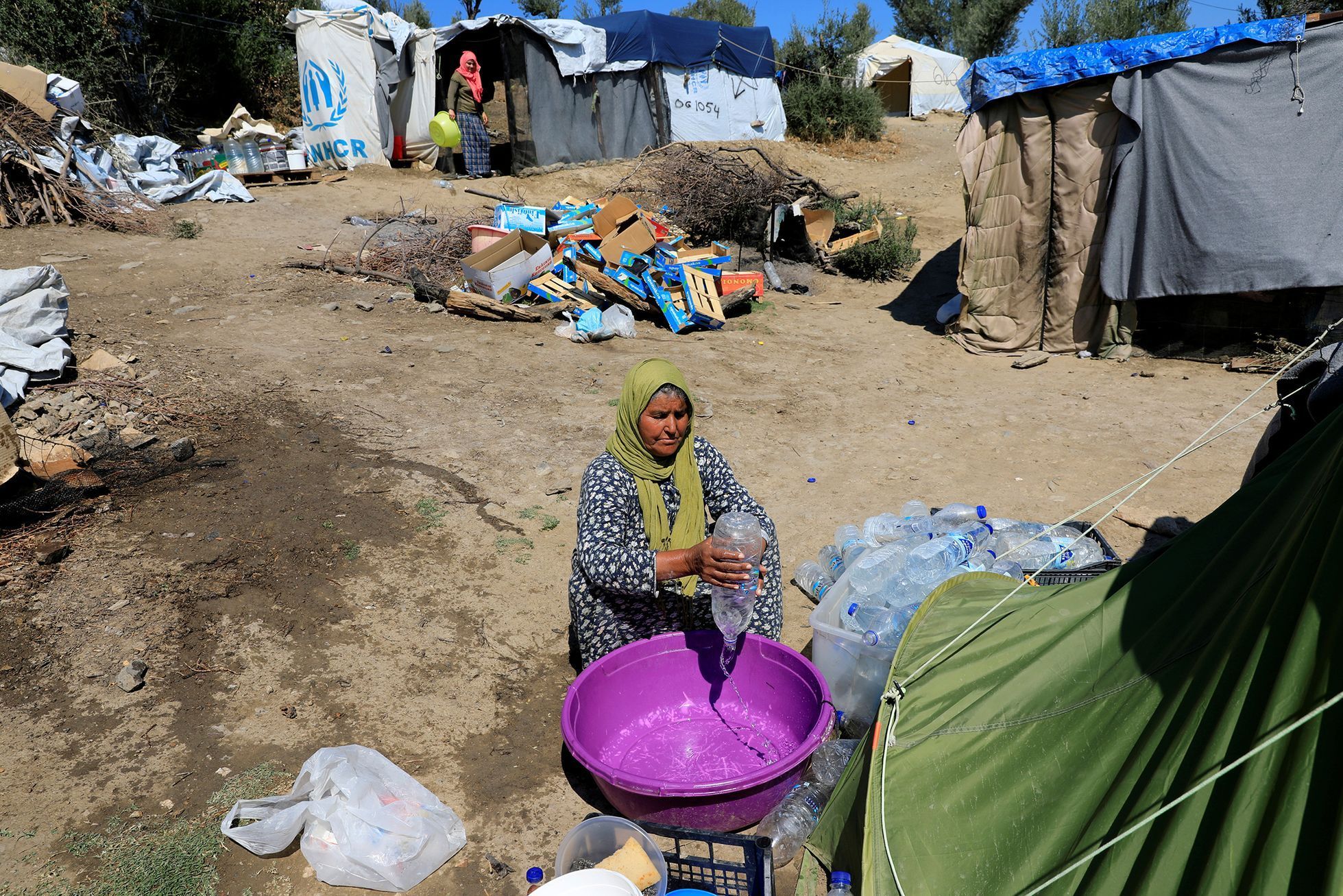 Fotogalerie Život migrantů na řeckém ostrově Lesbos / 2018 / Reuters / 4