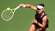 Barbora Krejčíková ve čtvrtfinále US Open proti Jessice Pegulaové